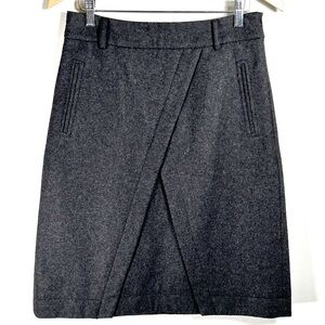 NWT - ADOLFO DOMINGUEZ - Wool Blend A-Line Skirt